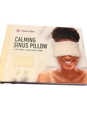 Alieva Spa Calming Sinus Pillow One Size Butter Cream NIB